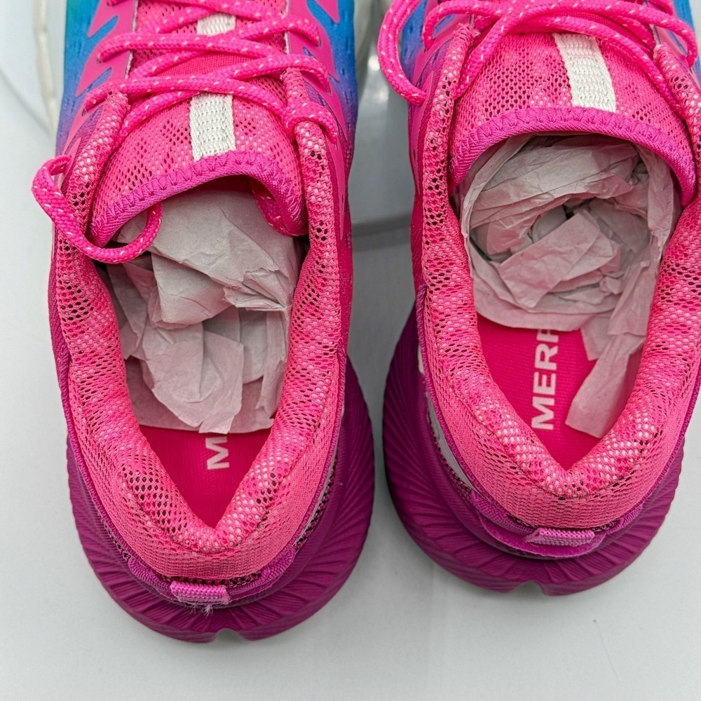 Merrell Agility Peak 5 Womens Size 7 Pink Blue Trail Running Shoes J500562 New - Picture 6 of 8